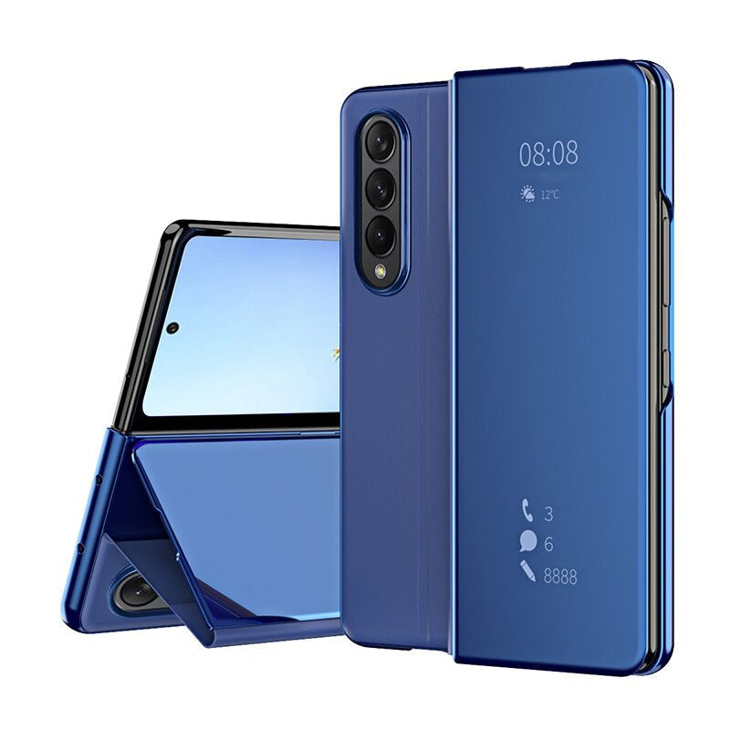 Smart View Flip Mirror Case For Samsung Galaxy Z Fold 4