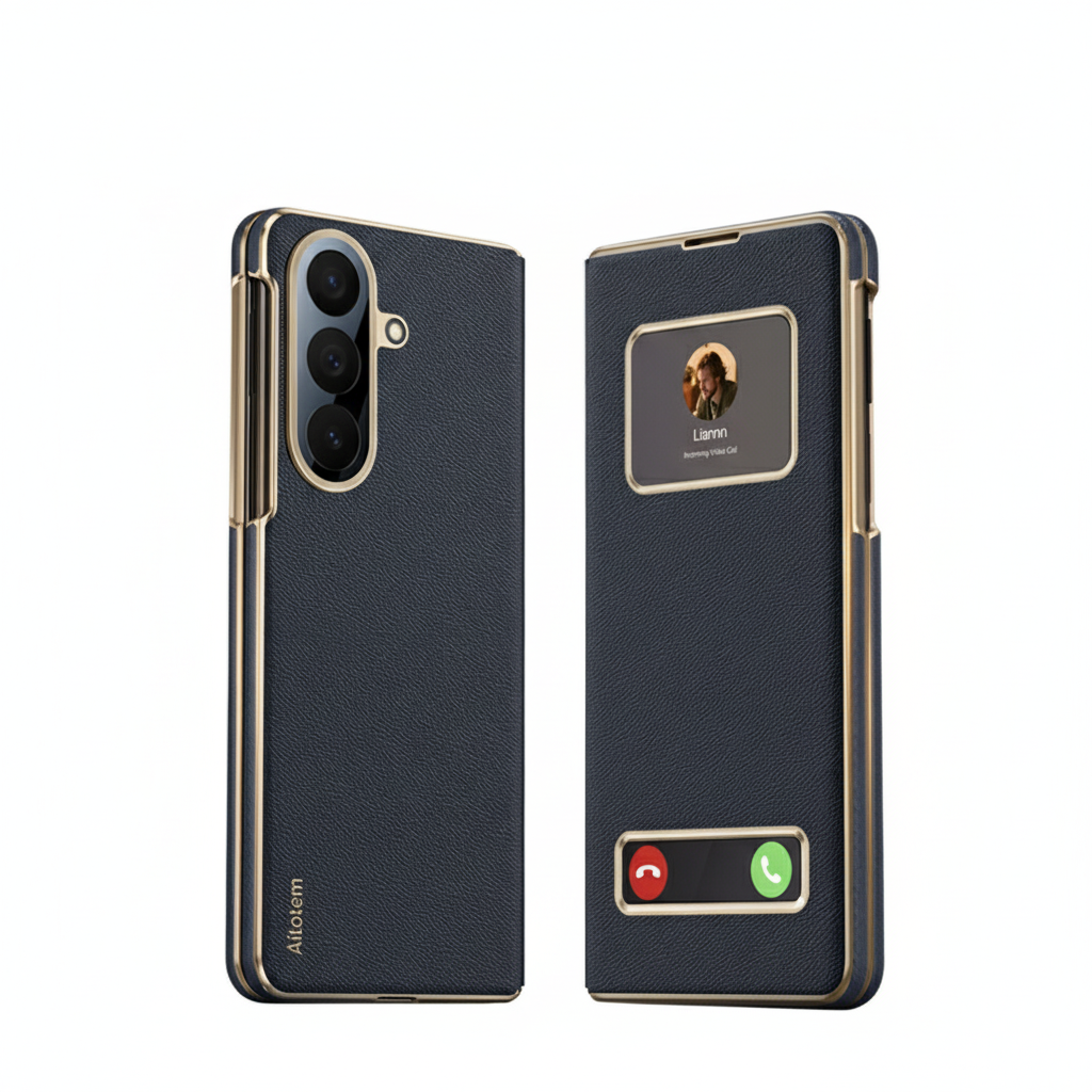 Luxury Magnetic Smart View Leather Case