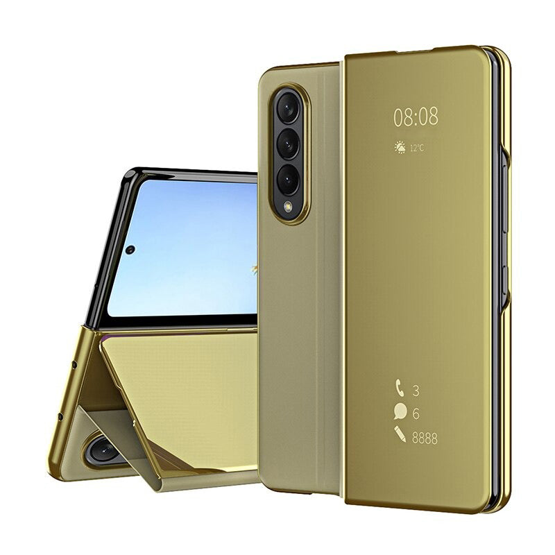 Smart View Flip Mirror Case For Samsung Galaxy Z Fold 4