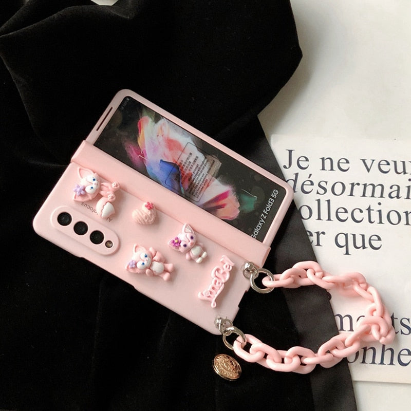Fashion Bracelet Holder Phone case For Samsung Galaxy Z Fold 4