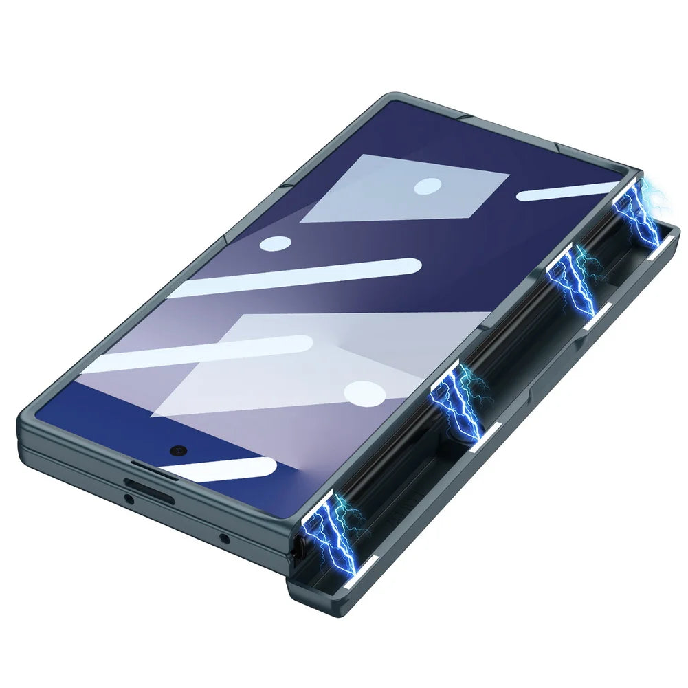 Magnetic Kickstand Case with Hand Strap