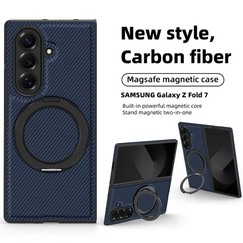 Carbon Fiber Case with Magnetic Ring