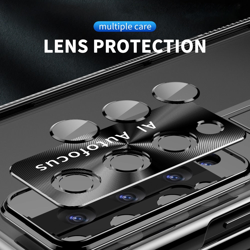 Transparent Case With S Pen For Samsung Galaxy Z Fold 4