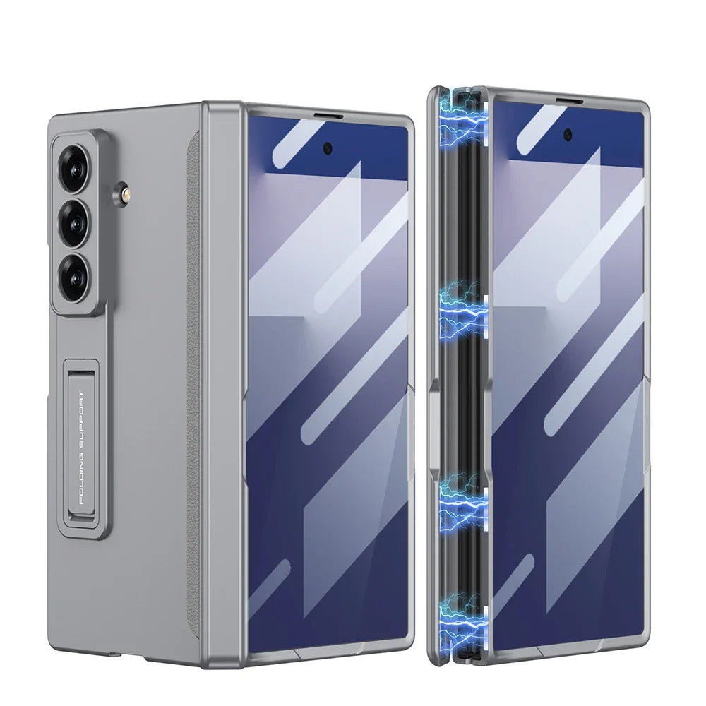 Magnetic Matte Kickstand Case
