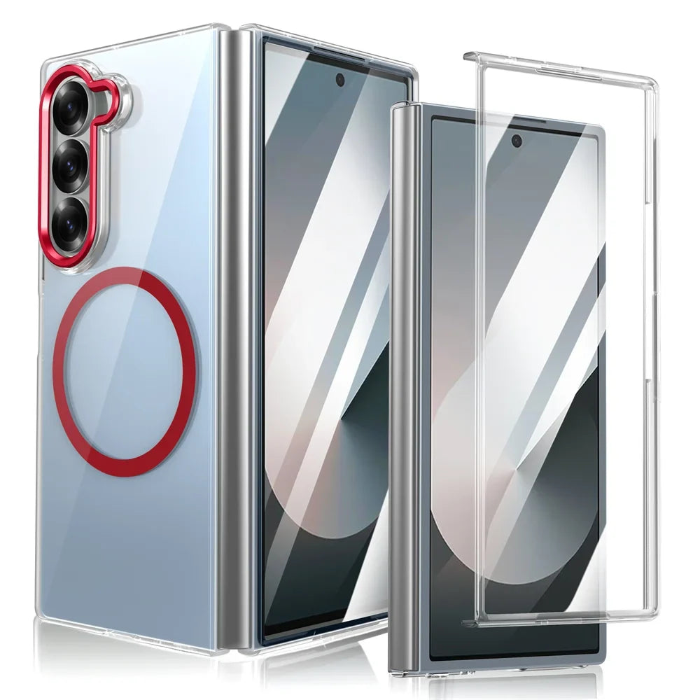 Clear Magnetic Case with Ring