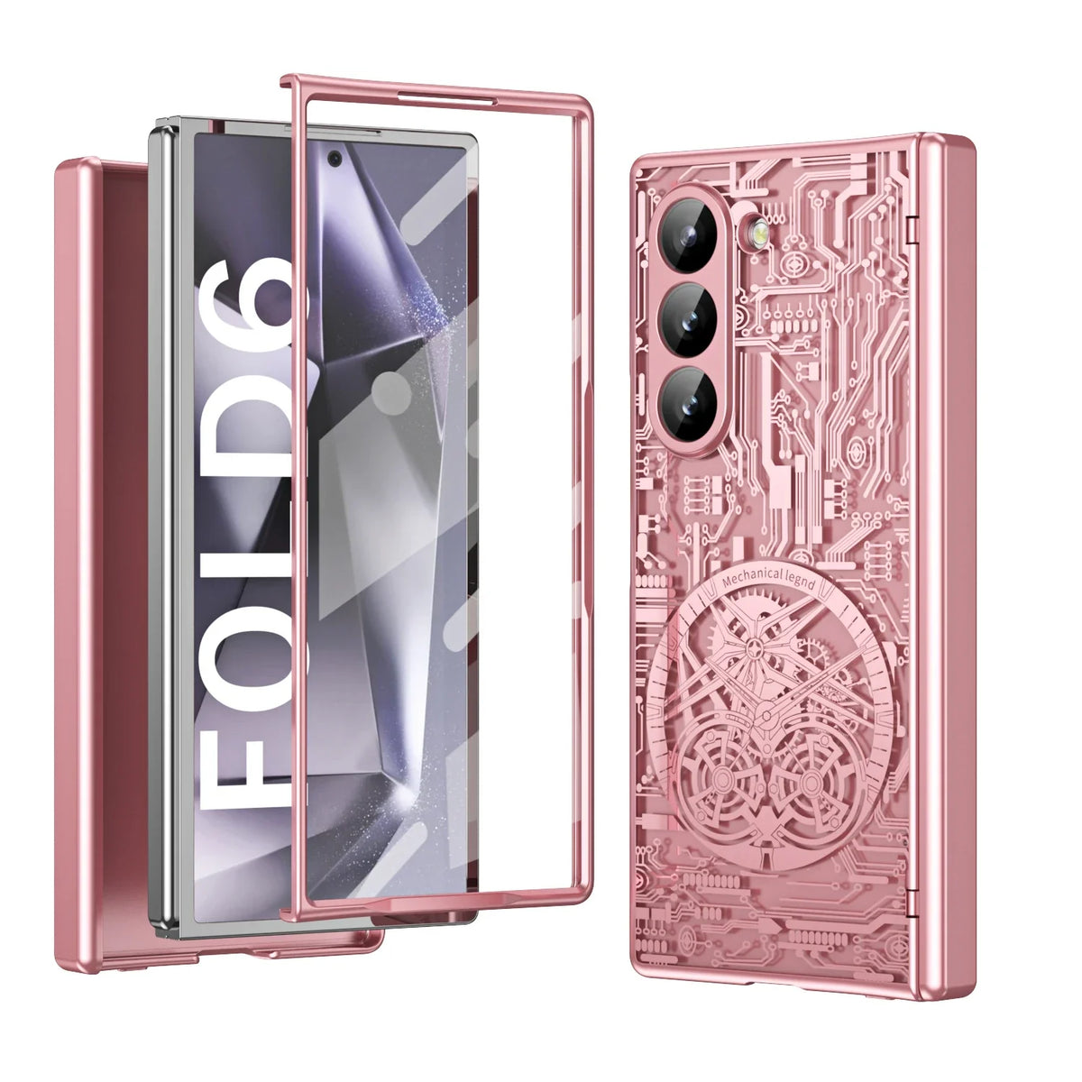 Transparent Shockproof Case For Samsung Galaxy Z Fold 6