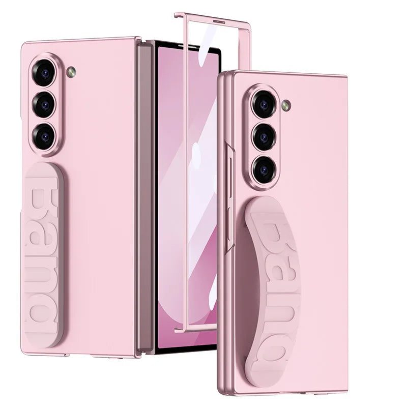 Full Protection Case with Wristband For Samsung Galaxy Z Fold 6
