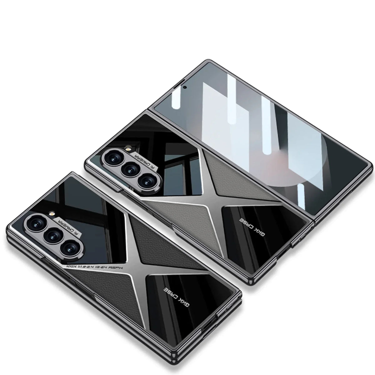Luxury Leather Case with Camera Protection For Samsung Galaxy Z Fold 6