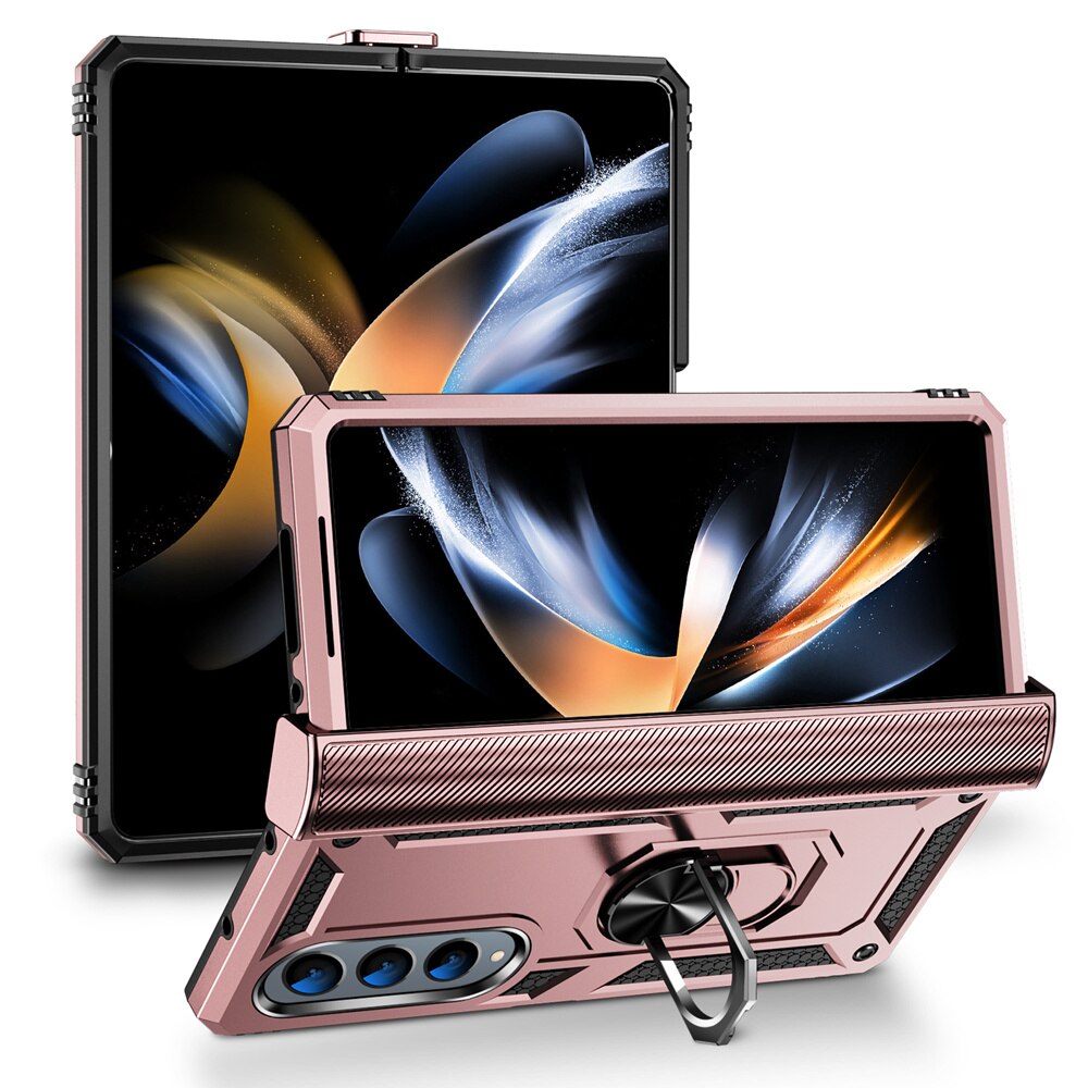 Shockproof Case with Ring Kickstand For Samsung Galaxy Z Fold 4