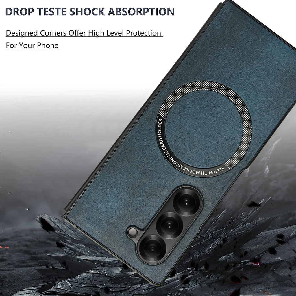 Full Protection Magnetic Leather Case