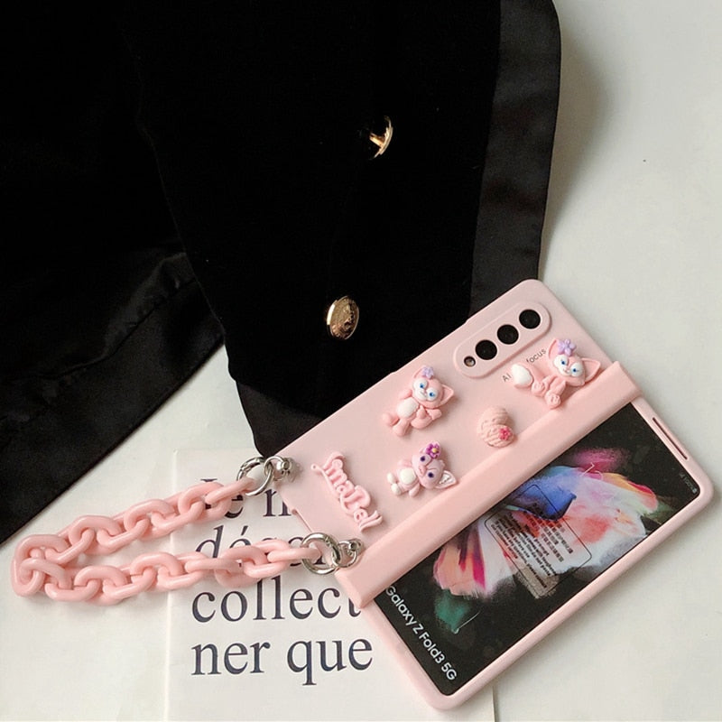 Fashion Bracelet Holder Phone case For Samsung Galaxy Z Fold 4