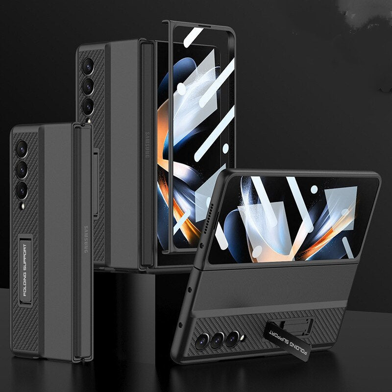 Slim Standing Case with Front Film for Samsung Galaxy Z Fold 4