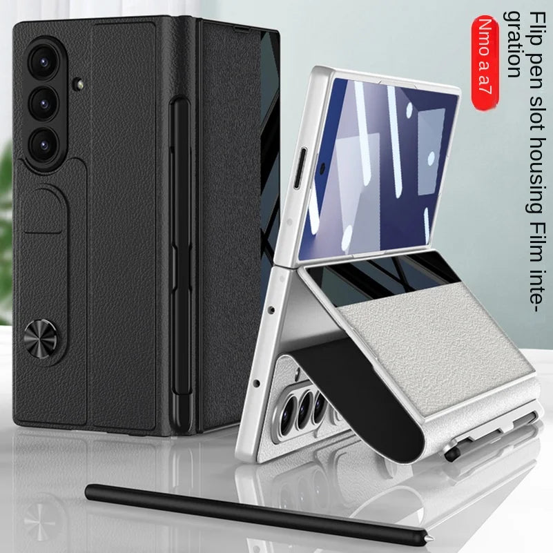 Flip Stand Case with Pen Slot & Film