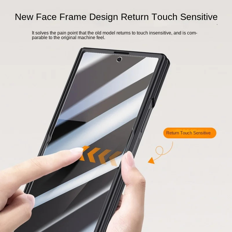 Magnetic Ring Stand Case with Screen Protection