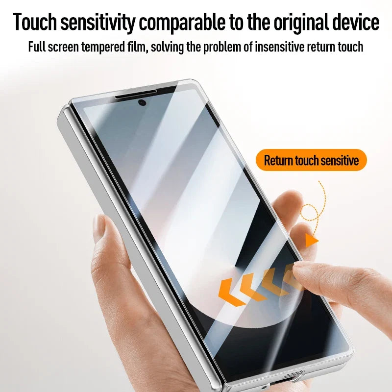 Magnetic Clear Case with Kickstand for Galaxy Z Fold