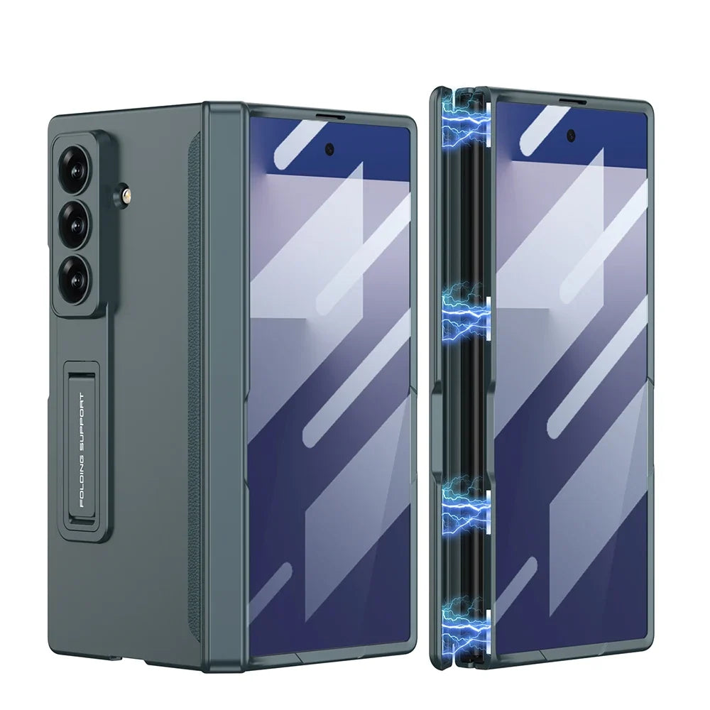 Magnetic Matte Kickstand Case