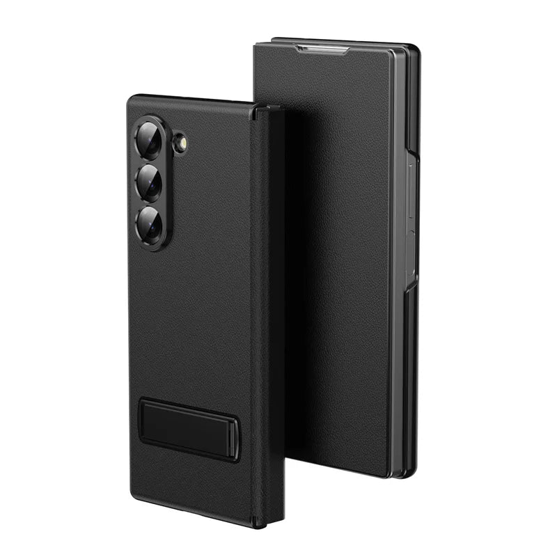 Luxury Leather Magnetic Kickstand Case