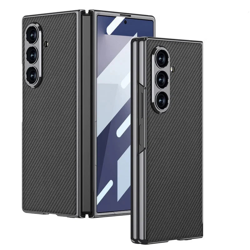 Luxury Stripe Leather Case