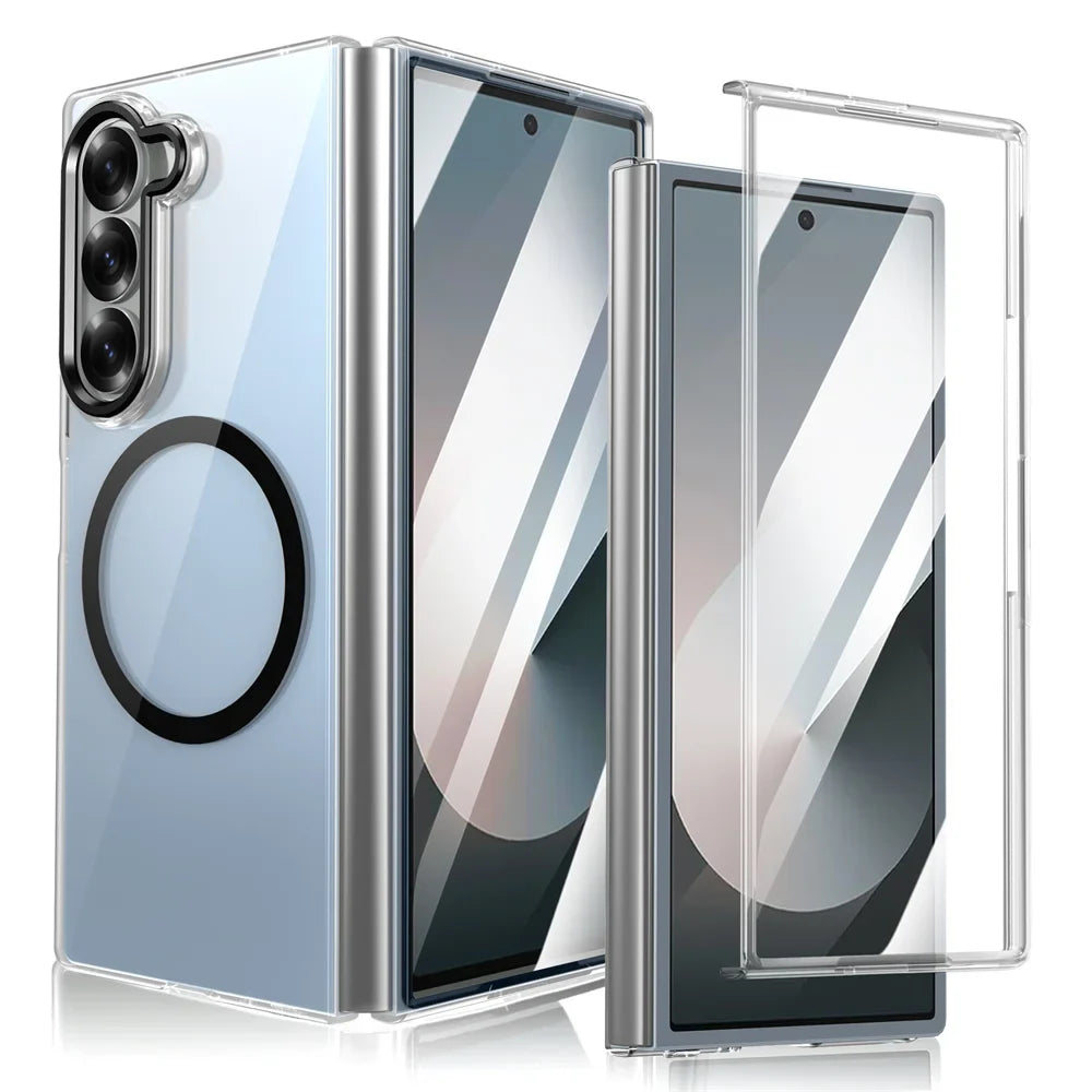 Clear Magnetic Case with Ring