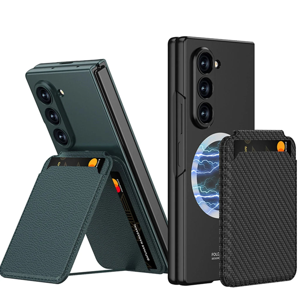 Magnetic Wallet Stand Case For Z Fold