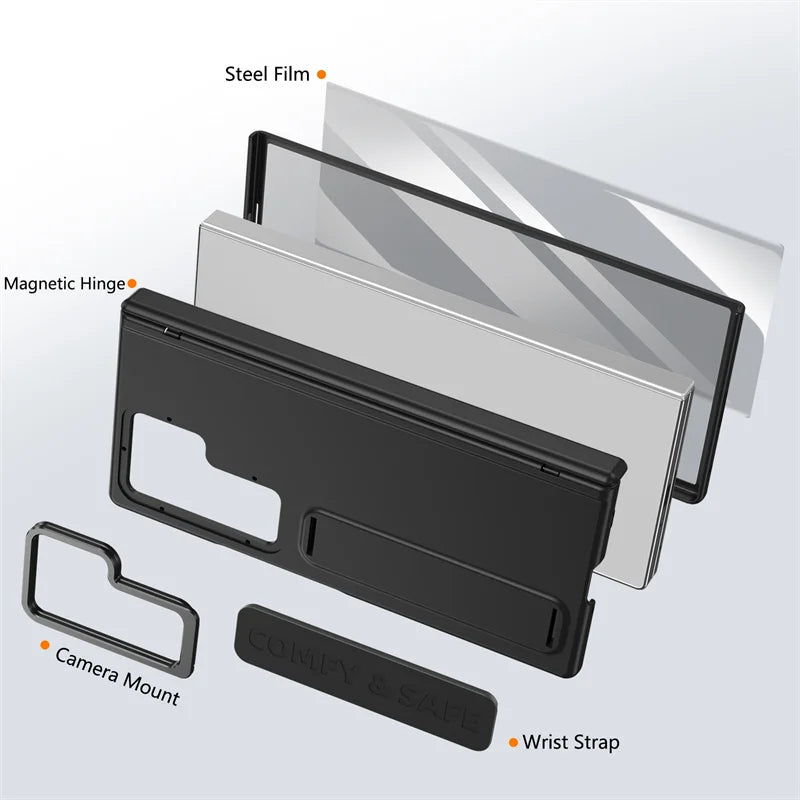 Rugged Grip Case with Kickstand & Screen Protection