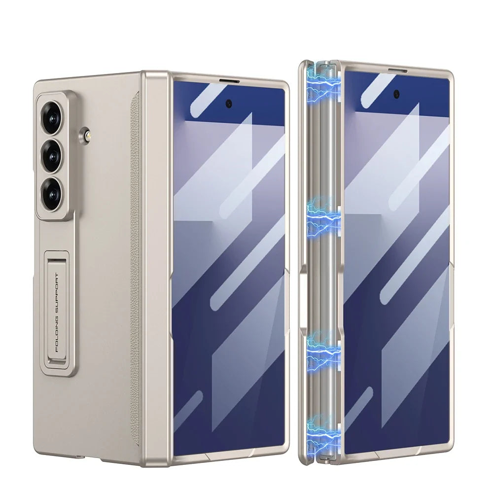 Magnetic Matte Kickstand Case
