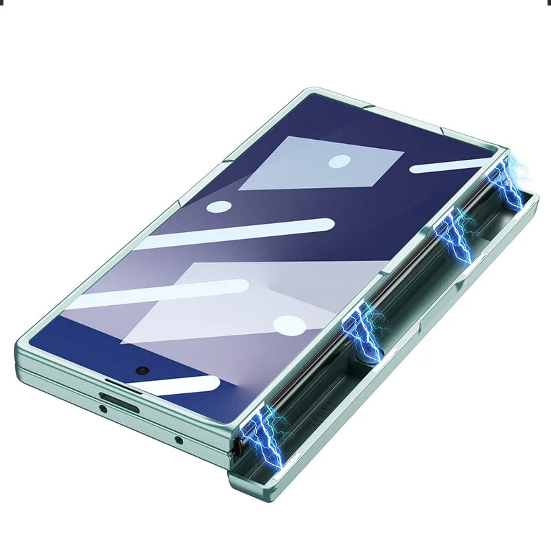 Magnetic Stand Case with Hinge Guard