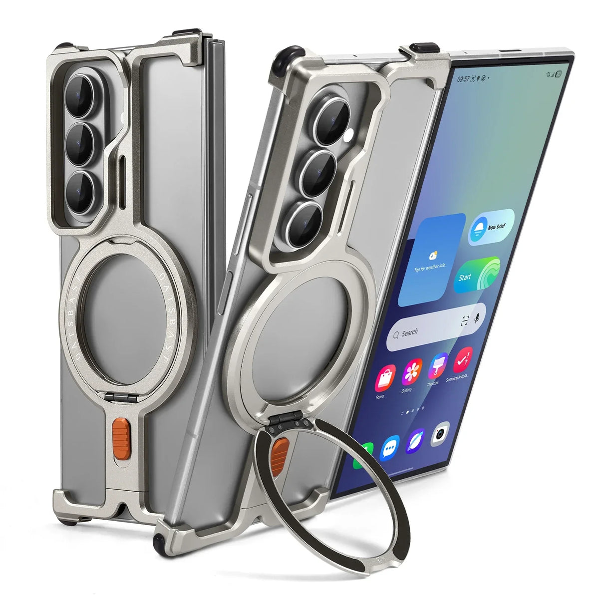 Magnetic Case with Stand For Z Fold 7