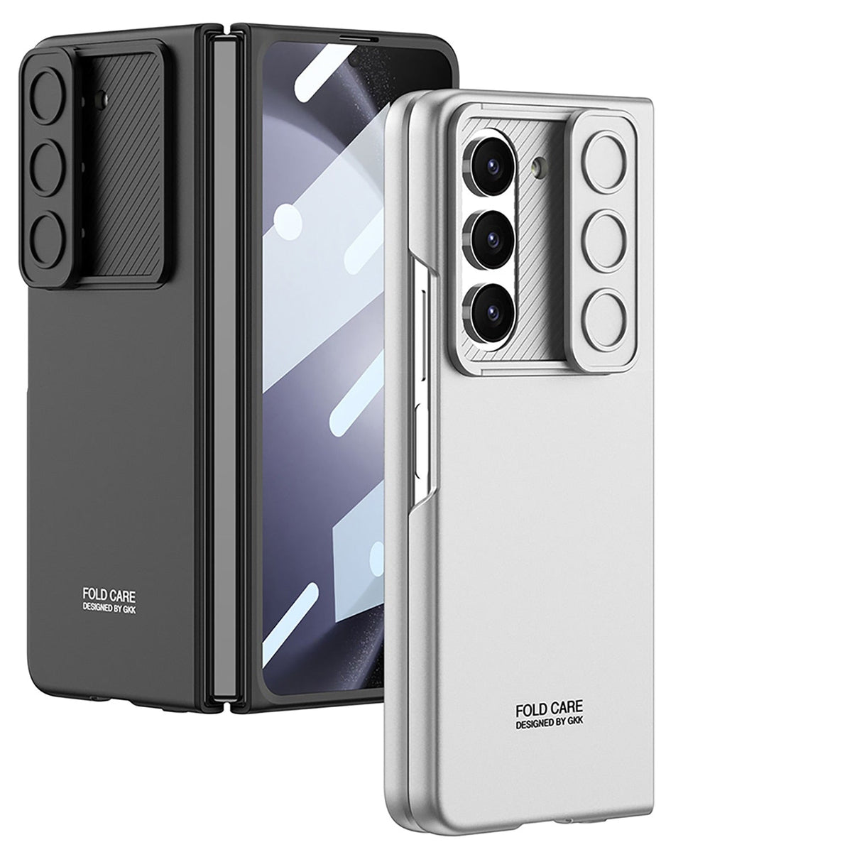 Slim Shockproof Case with Slide Camera Protector for Samsung Galaxy Z Fold 5
