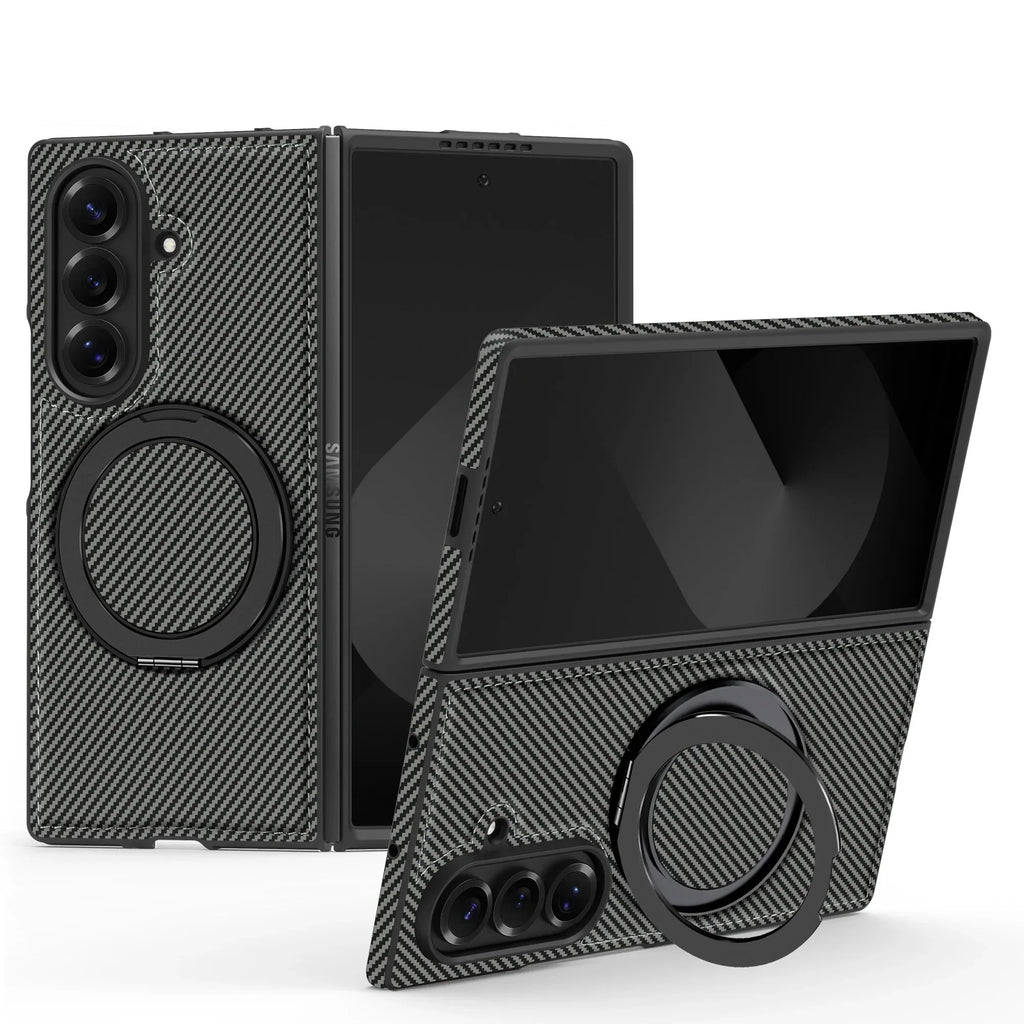 Carbon Fiber Case with Magnetic Ring