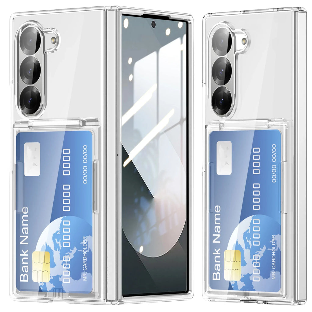Clear Card Holder Case with Stand