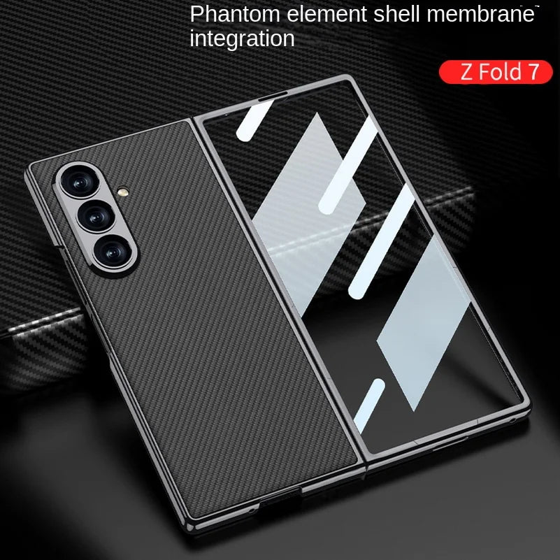 Luxury Stripe Leather Case