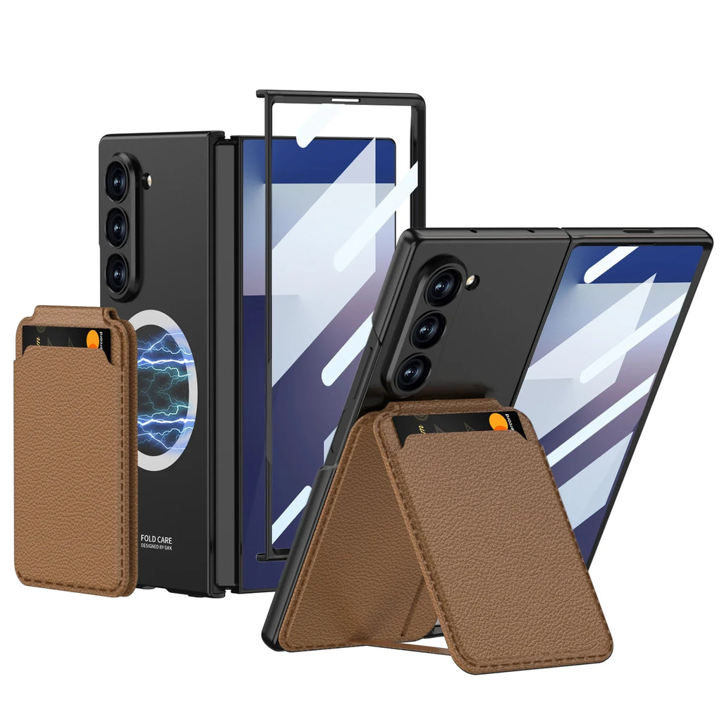 Magnetic Wallet Stand Case