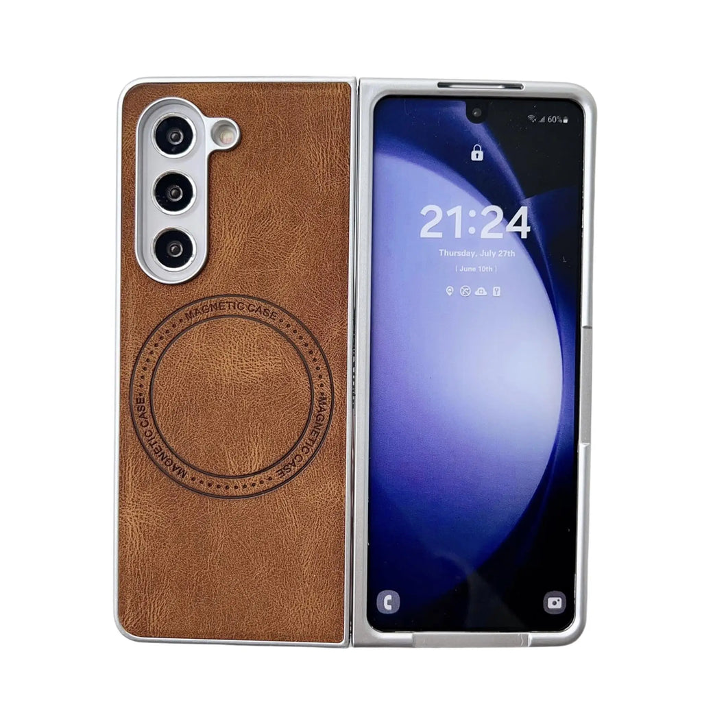 Leather Magnetic Case For Samsung Galaxy Z Fold Series