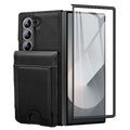 Leather Wallet Case with Screen Protector