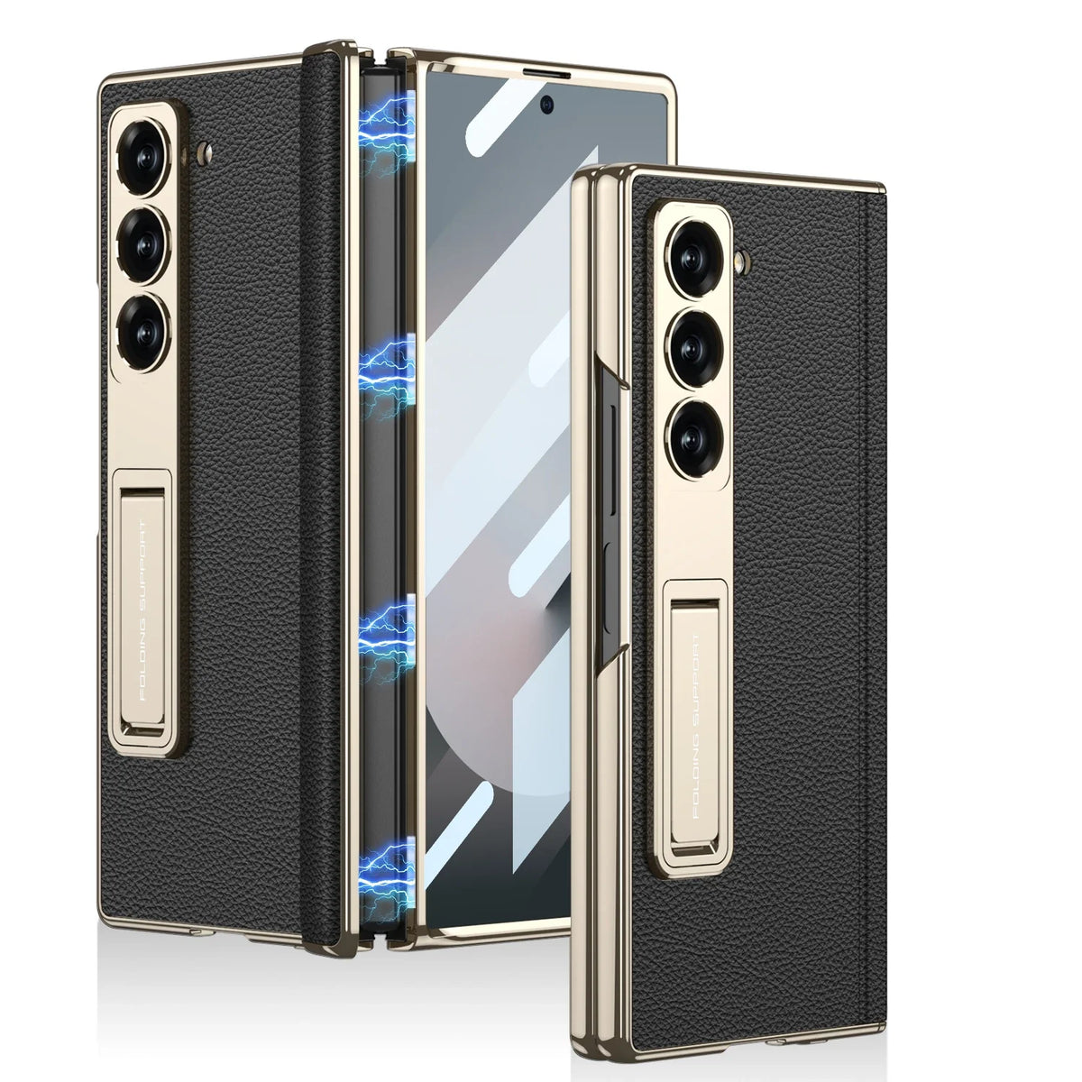 Premium Leather Magnetic Stand Case
