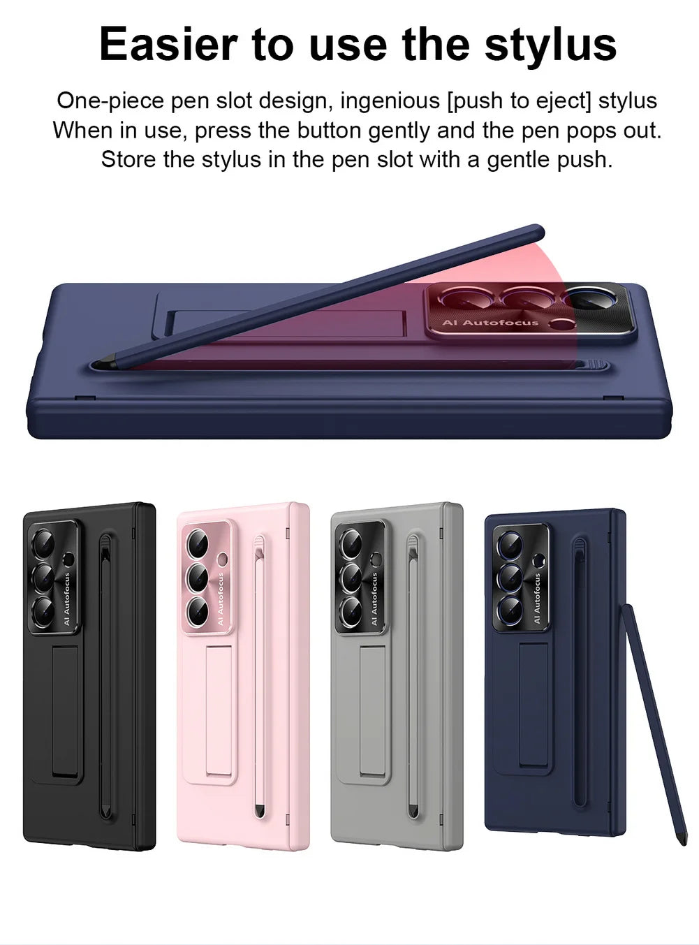 Pen Case with Stand & Film