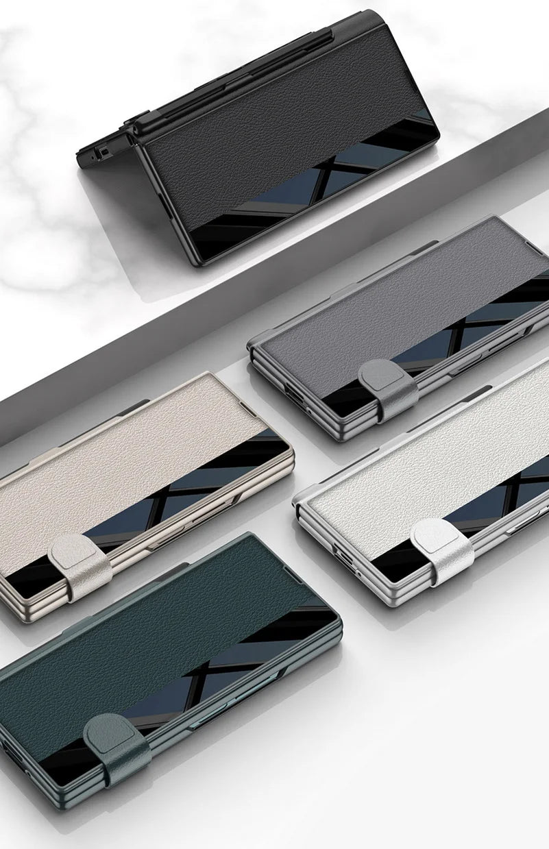 Flip Stand Case with Pen Slot & Film