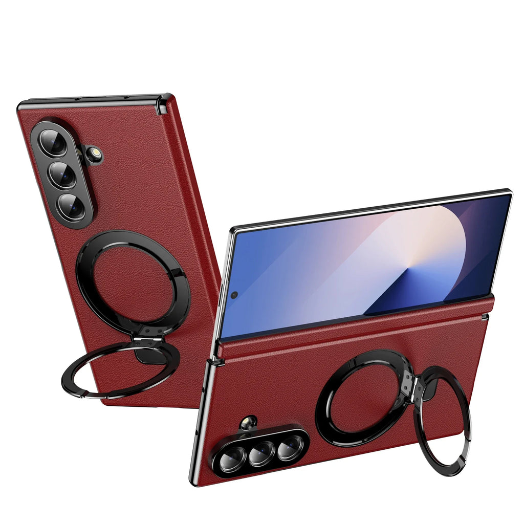 Leather Case with Magsafe Ring Stand