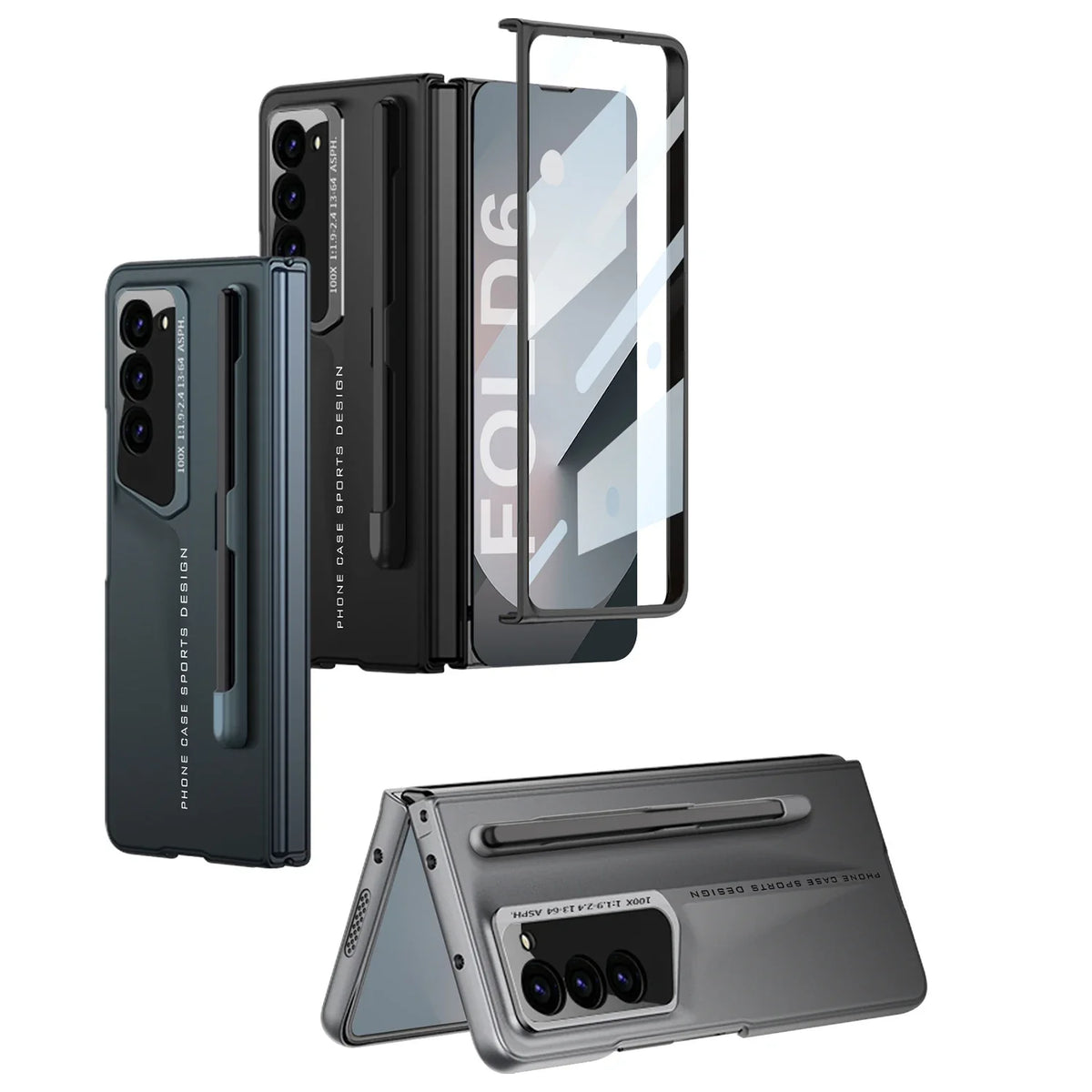 Shockproof Case with Pen Slot for Samsung Galaxy Z Fold 6