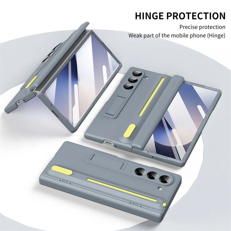 Magnetic Hinge Case with S Pen Slot