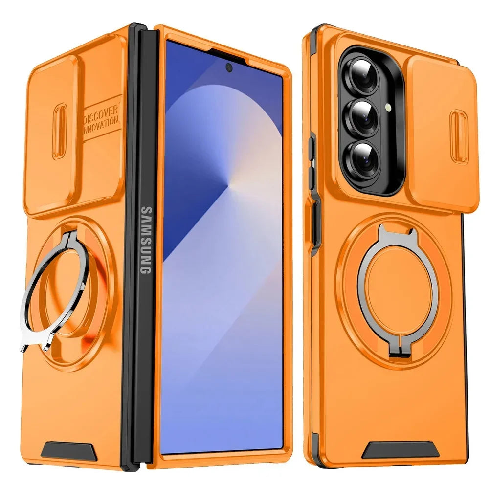 Magnetic Kickstand Case with Slide Camera Protetction