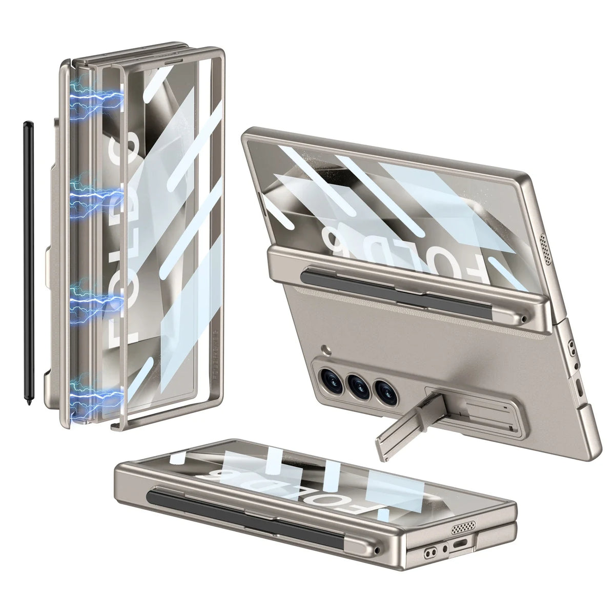 Shockproof Case with Hinge Protection & Pen Slot For Samsung Galaxy Z Fold 6
