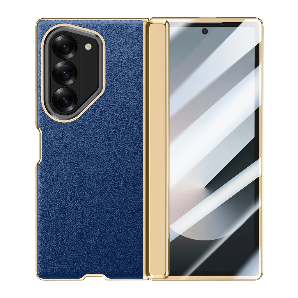 Full Protection Leather Case For Samsung Galaxy Z Fold 6