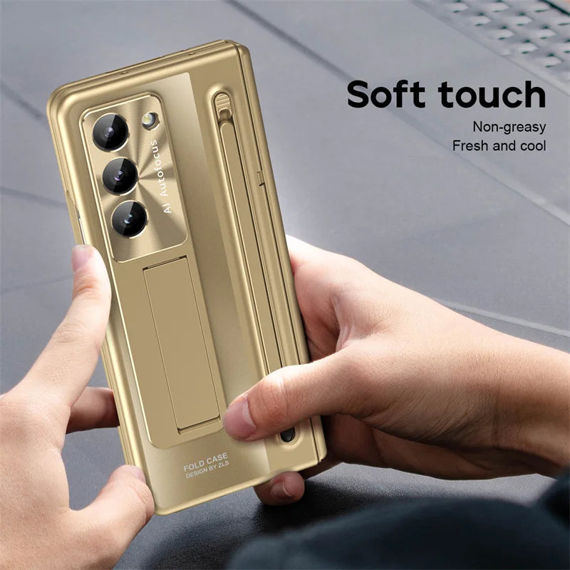 Luxury Matte Hard Case with S Pen Holder