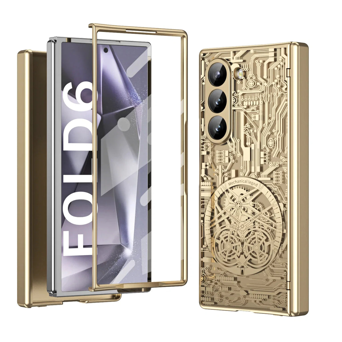 Transparent Shockproof Case For Samsung Galaxy Z Fold 6