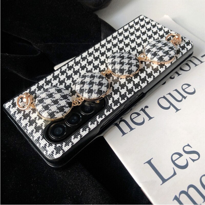 Woman Retro  Cover For Samsung Galaxy Z Fold 4