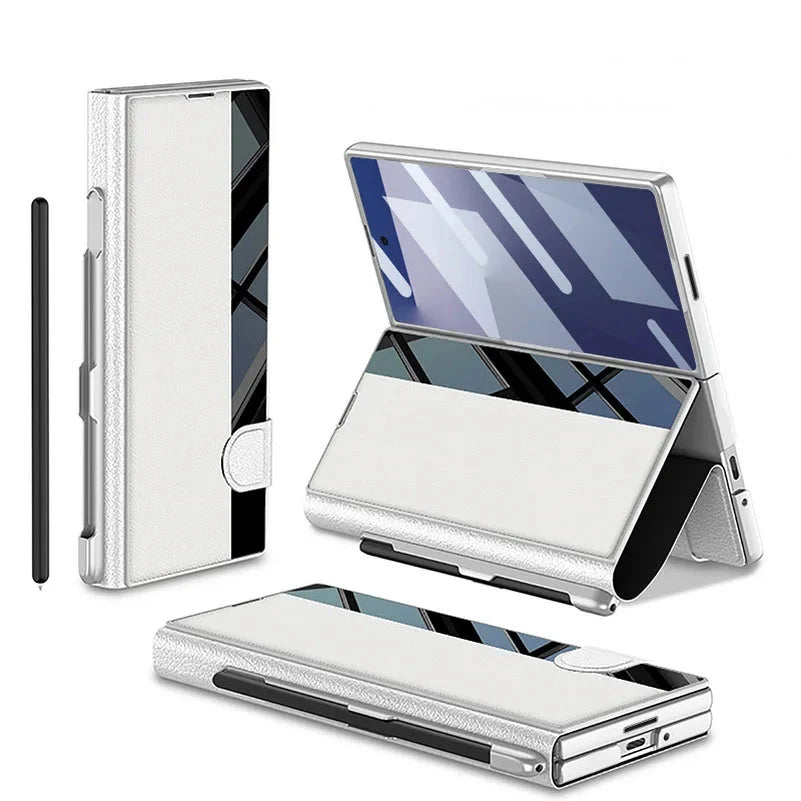Flip Stand Case with Pen Slot & Film