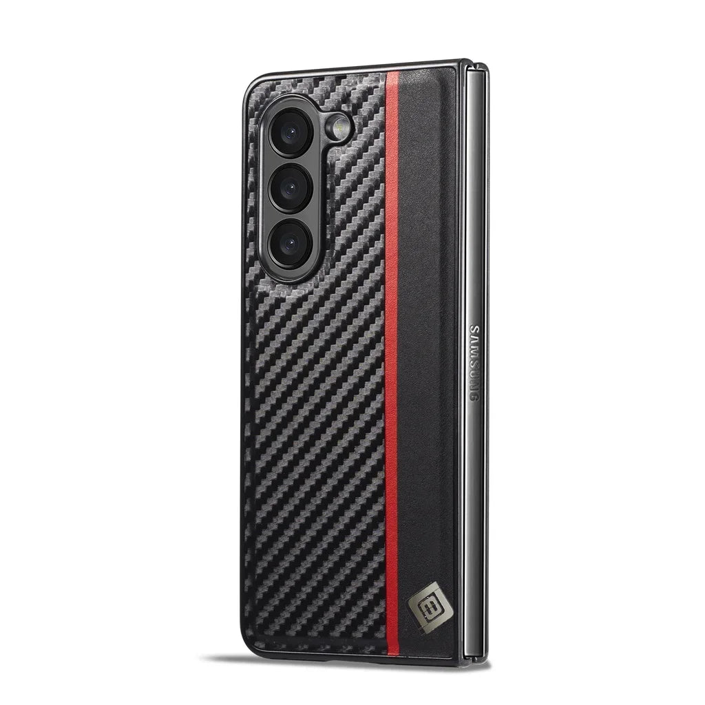 Shockproof Carbon Fiber Texture Case For Samsung Galaxy Z Fold Series