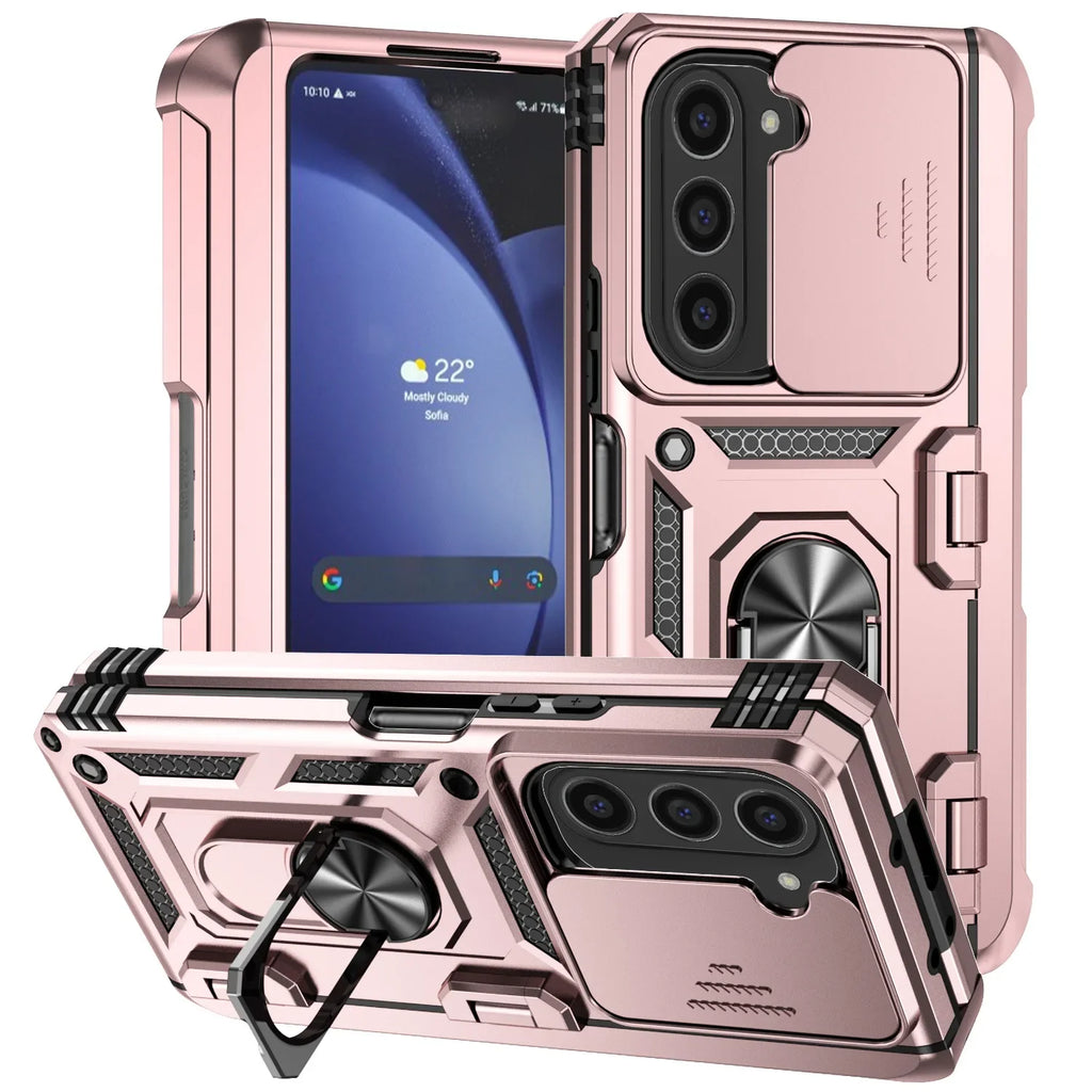 Rugged Armor Case with Kickstand & Camera Cover